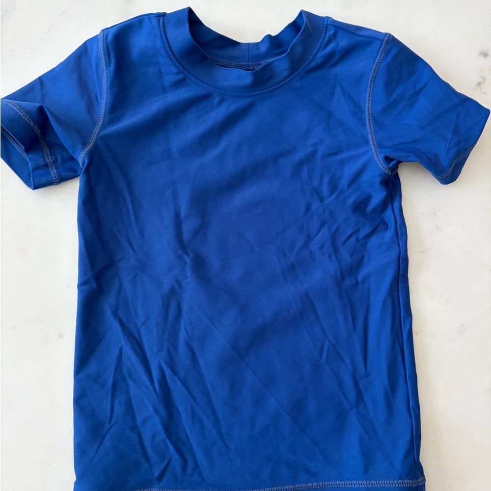 Primary Royal Blue Short-Sleeve Swim Tee